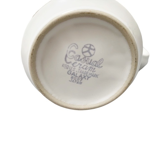 Vintage Casual Ceram Japan Cream and Sugar Set Galaxy Stoneware - Picture 9 of 10